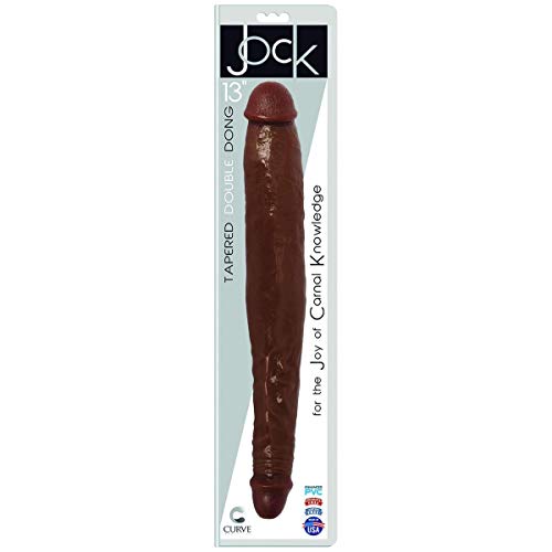 Jock 13 Inch Tapered Double Dong Brown