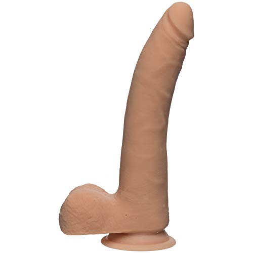 The D  Realistic D  Ultraskyn Slim 9 Inch With Balls  Vanilla 170037Cd
