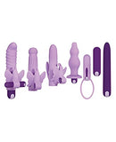 Evolved Love Is Back - Lilac Desires Vibrator - 7 Piece Silicone Kit - Purple