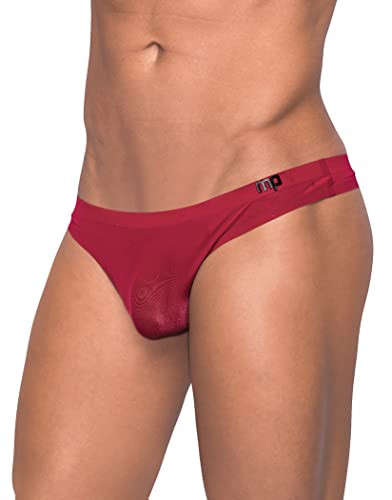 Mp Seamless Sleek Thong W/Pouch Wine S/M