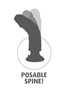 Pipedream Products King Cock 7In Cock With Balls, Flesh, Vibrating