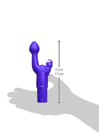 California Exotic Novelties Silicone Bunny Kiss, Purple, 0.28 Pound