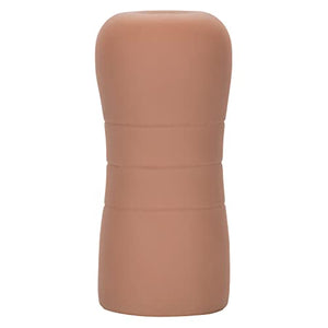 Calexotics Cheap Thrills The Steamy Affair - Travel Sized Male Masturbator - Silicone Masturbation Sleeve - 4.75-Inch Adult Male Sex Toy - Brown