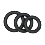 California Exotic Novelties Dr. Joel Kaplan Silicone Support Rings, Black
