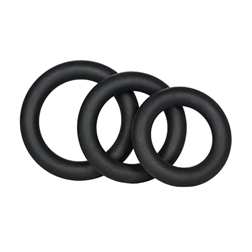 California Exotic Novelties Dr. Joel Kaplan Silicone Support Rings, Black