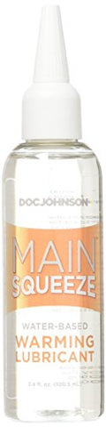 Main Squeeze Warming Water Based Lubricant 3.4 Oz