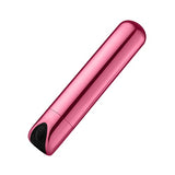 Luv Inc Shiny Bullet Vibrator Super Strong Clitoral Nipple Stimulator Adult Toys For Female With 10-Modes, Usb Rechargeable Waterproof Dildo, Sex Toys For Women Anal And Vaginal Big-O Massager (Pink)