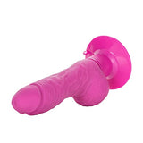 California Exotics Shower Stud Super Stud Pure Skin Vibrating Waterproof Dildo, Pink, 5 Inch