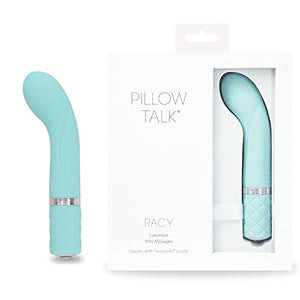 Pillow Talk Racy Mini Vibrator  Flexible for Optimal GSpot Stimulation  Incremental Speed Control for Precise Power with Swarov