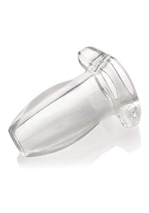 Master Series Peephole Clear Hollow Anal Plug