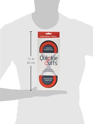 Creative Conceptions Llc 80326: Quickie Cuffs Large Red