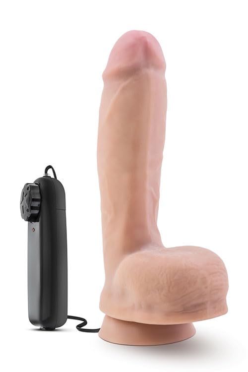 X5 Plus - King Dong - 8 Inch Vibrating Cock - Vanilla
