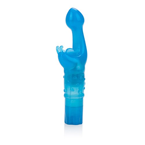 Calexotics Original Butterfly Kiss Vibrator - Multi-Speed Waterproof Vibe - Adult Sex Toys For Couples - Clitoral G Spot Massager - Blue