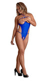 (WD) HYPNOTIC SWIRL CUPLESS & CROTCHLESS TEDDY BLUE 2X