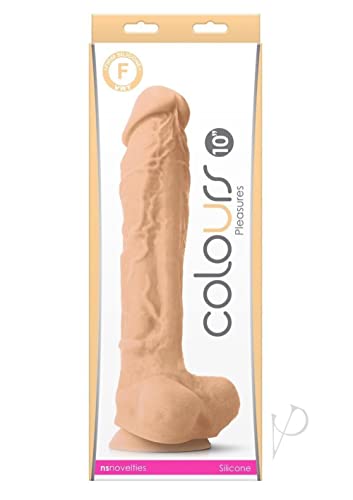 Colours Pleasures 10In Dildo White