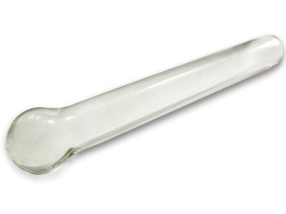 Heart 2 Heart Dildo Borosilicate Glass Sleek Wand, Clear