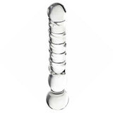 Joystick Clear Glass Dildo