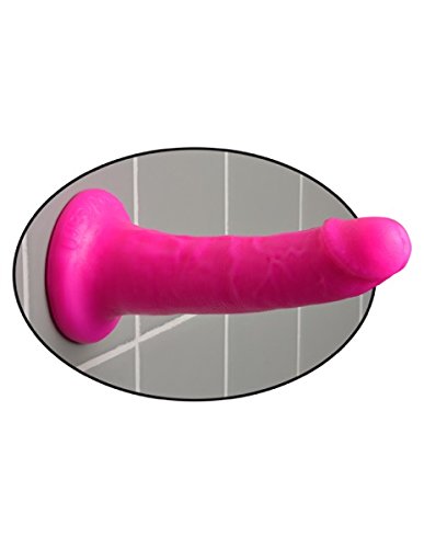 Pipedream Products Dillio 6 Inch Slim Dillio, Hot Pink