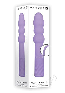 Gender X Bumpy Ride Rechargeable Purple