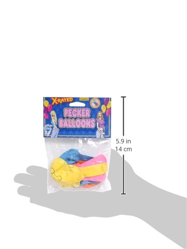 Pipedream X-Rated Pecker Balloons (8 Pieces), Multi