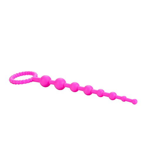 California Exotic Novelties Booty Call X 10 Beads, Pink, 0.07 Pound