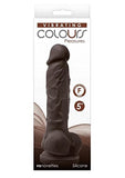 Colours Pleasures Vibrating 5 Dildo Dark Brown &quot;