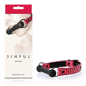 Sinful Bar Gag Pink