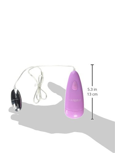 Calexotics Pocket Exotics Wired Remote Controlled Bullet Vibrator - Waterproof Sex Toys For Couples - Adult Vibe Egg Massager - Pink