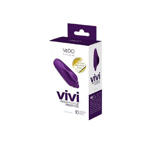 Vedo Vivi Rechargeable Finger Deep Purple