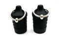 M2M Nipple Sucker Silicone With Ring, Black 1.4 Ounce