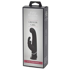 Fifty Shades Of Grey Greedy Girl G-Spot Rabbit Vibrator - Rechargeable & Waterproof