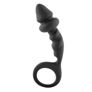 Si Silicone Prostate Plug (Black)