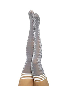 Kixies Opc Par 4 Grey Argyle Size A