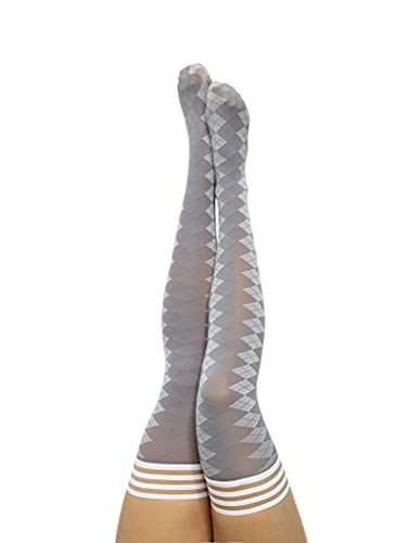 Kixies Opc Par 4 Grey Argyle Size B