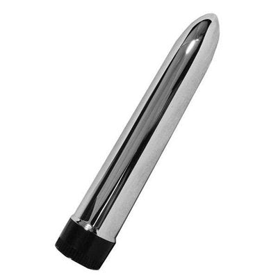 Ladys Mood Plastic Vibrator, Silver, 7 Inch
