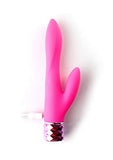 Victoria Rechargeable Silicone Dual Vibe Neon Pink