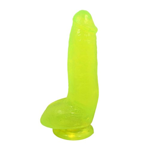 Topco Tlc Carmens Fun Cock, 6.5 Inch Jel-Lee, Yellow