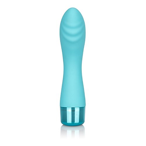 Calexotics Eden Ripple     10 Function Waterproof Silicone Vibrator     Adult Sex Toys For Couples - G Spot Massager     Blue