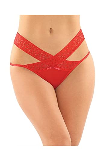 Daphne Brazilian-Cut Panty 6Pk L/Xl Red