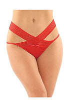 Daphne  Brazilian-Cut Panty 6Pk S/M Red