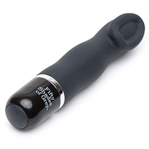 Fifty Shades Of Grey Sweet Touch Black Mini Clitoral Vibrator - Waterproof With 10 Speeds And Patterns