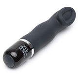 Fifty Shades Of Grey Sweet Touch Black Mini Clitoral Vibrator - Waterproof With 10 Speeds And Patterns