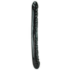 Veined Double Header Dong 18In. (Black)