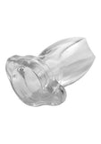 Master Series Peephole Clear Hollow Anal Plug