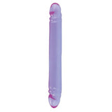 Reflective Gel Smooth Double Dong - Purple