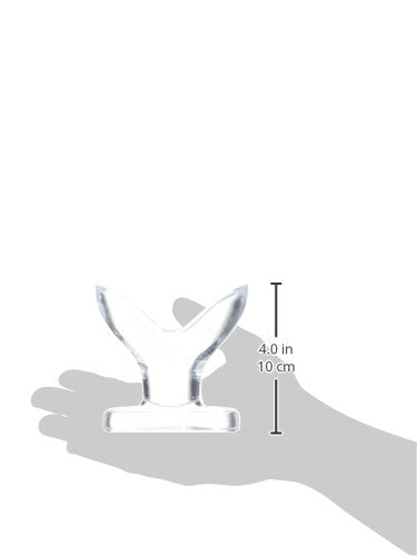 Master Series Anchored Clear Anal Plug