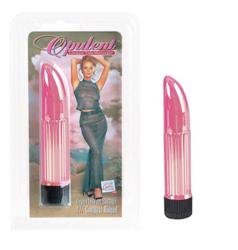California Exotics Opulent Compact Ridged Vibe, Pink, 4.5''