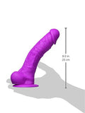 Ns Novelties Coloursoft Soft Dildo Purple 8 Inch