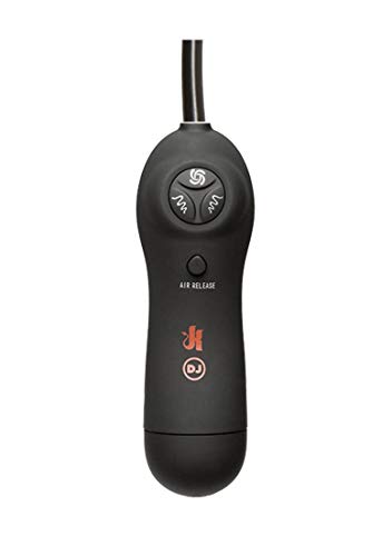 Doc Johnson Kink  Swell  Auto Vibrating Nipple Sucker Cups  Blackclear