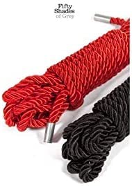 Fifty Shades of Grey Restrain Me Bondage Rope - 5m Silky & Strong Bondage Rope - Twisted Rope with Zero Stretch for Full Body Bo